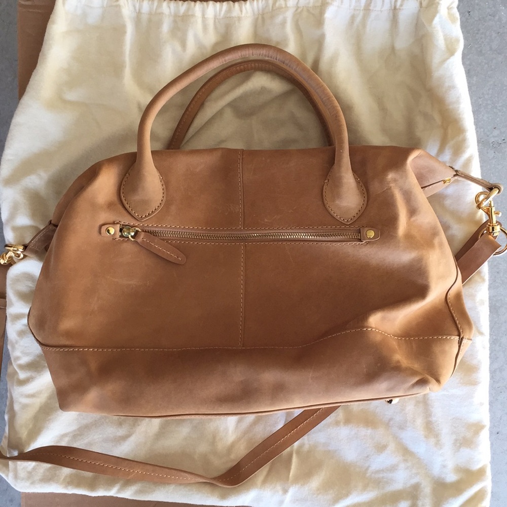 J.Crew NWT 100% suede leather bag